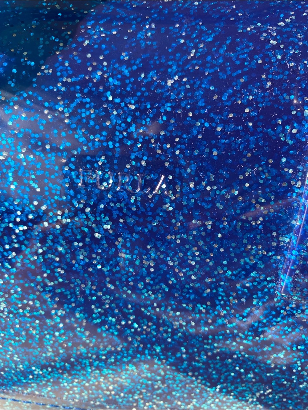 ๐ Host Pick๐ Furla Blue Glitter Candy bag - read description - Picture 7 of 17